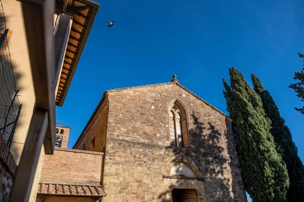 Convent San Francesco Roman Catholic Church Gothic Style Medieval Village — Stock Photo, Image
