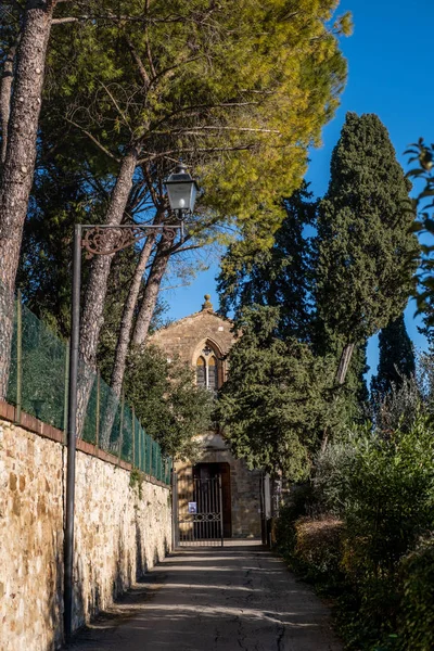 San Francesco Roma Katolik Kilisesi Gotik Tarzı Colle Val Elsa — Stok fotoğraf