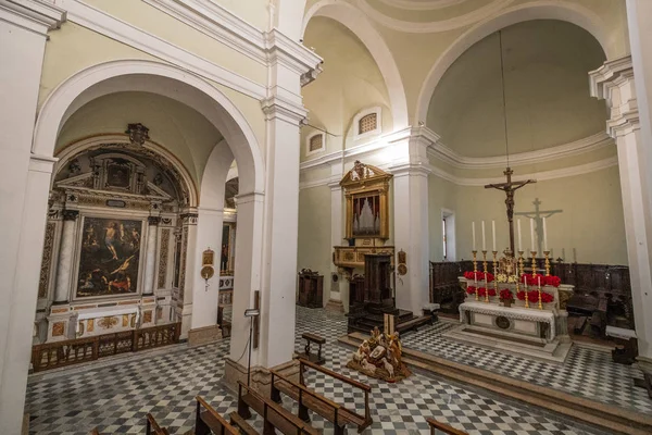 Kasaba Colle Val Elsa Siena Toskana Eski Parçası Katedralde — Stok fotoğraf