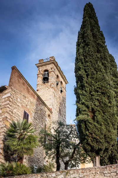 Parish Church San Giusto Medieval Village Suvereto Province Livorno Tuscany — Stock Photo, Image