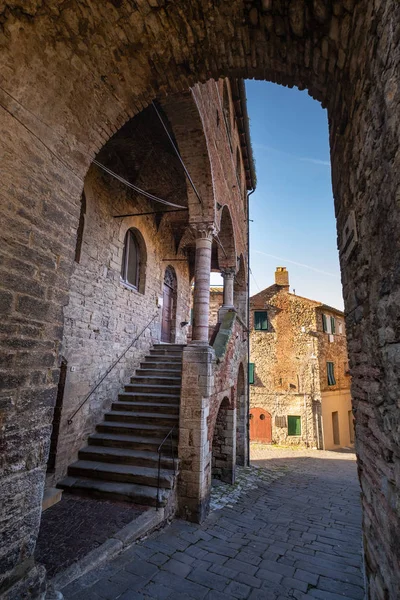 Palácio Municipal Palazzo Comunale Suvereto Província Livorno Toscana Itália — Fotografia de Stock