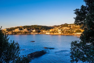 Günbatımı, Castiglioncello, Livorno Belediyesi, Tuscany panoramik görünüm