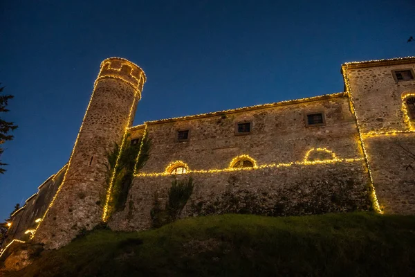 Montegemoli Itália Janeiro 2019 Aldeia Montegemoli Durante Período Natalício Acolhe — Fotografia de Stock