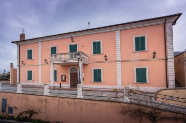 Castellina Marittima, Pisa, Tuscany ilinin Belediyesi Su mermeri müzede koltuk