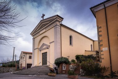 Saint Joseph Kilisesi (San Giovanni Decollato) Castellina Marittima, il Pisa, Tuscany aldı.