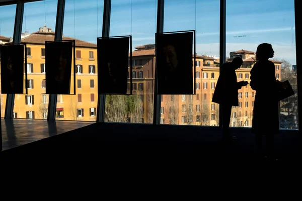 Rzym Włochy Stycznia 2019 Muzeum Narodowe Sztuki Xxi Wieku Zaprojektowany — Zdjęcie stockowe