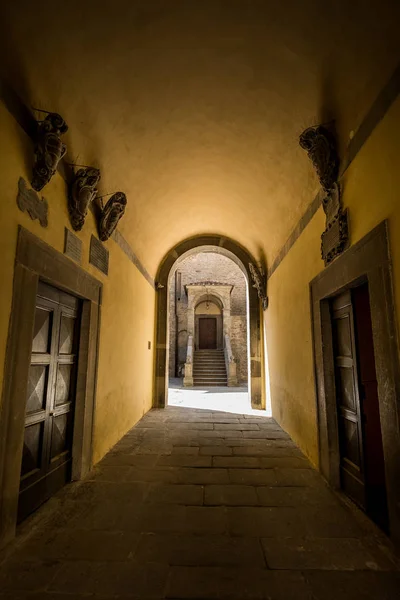 Cortona Italy May 2018 Medieval Seat Maec Founded 1727 Museum — Stock Photo, Image