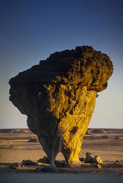 Afrika Algéria Sahara Tassili Ajjer Nemzeti Park Akkakusz Rock Tornyok — Stock Fotó