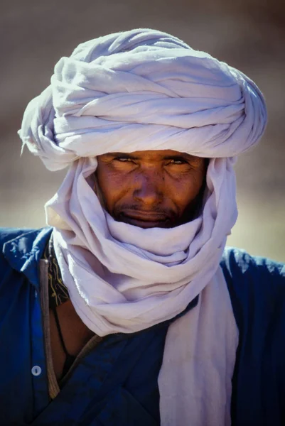 Timimoun Algérie Janvier 2002 Des Personnes Inconnues Tribu Touareg Sont — Photo