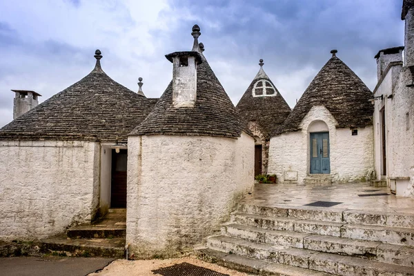 Vintage ιταλική κατοικία Trulli, Αλμπερομπέλο, Απουλία-Ιταλία — Φωτογραφία Αρχείου