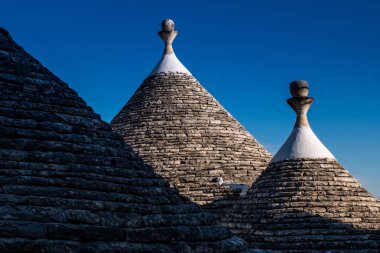 Antik İtalyan evi Trulli, Alberobello, Puglia - İtalya