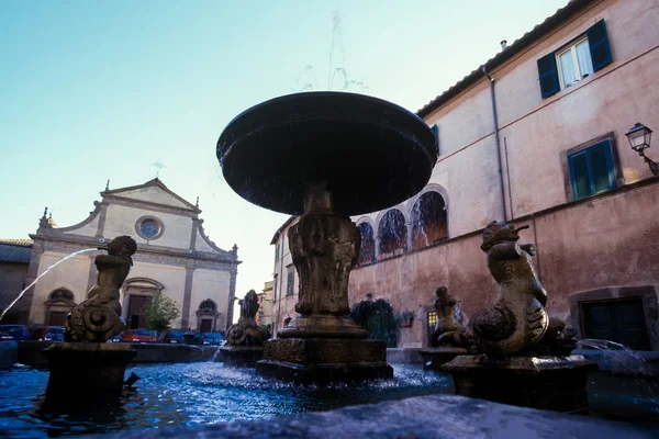 Tuscania, provincie Viterbo, Latium, Itálie, Evropa — Stock fotografie