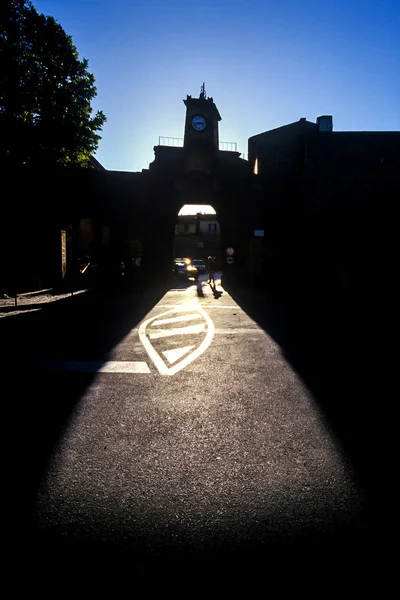 Tuscania, provincie Viterbo, Latium, Itálie, Evropa — Stock fotografie