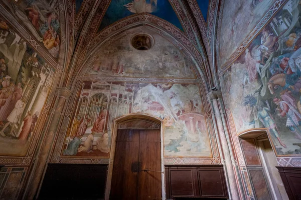 Cappella Della Croce Giorno Adjacente Igreja San Francesco Propriedade Família — Fotografia de Stock