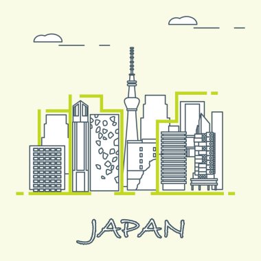 Olağandışı Japon Mimarlık. Ünlü Binası ve gökdelenler. Seyahat ve eğlence.