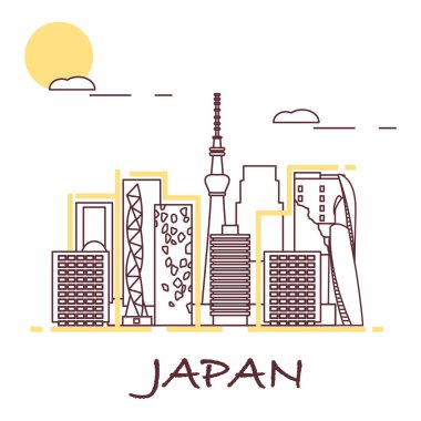 Olağandışı Japon Mimarlık. Ünlü Binası ve gökdelenler. Seyahat ve eğlence.