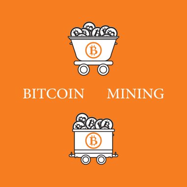 Bitcoins incelemesi. Araştırma arabaları ile bitcoins. Dijital para. Blockchain teknoloji.