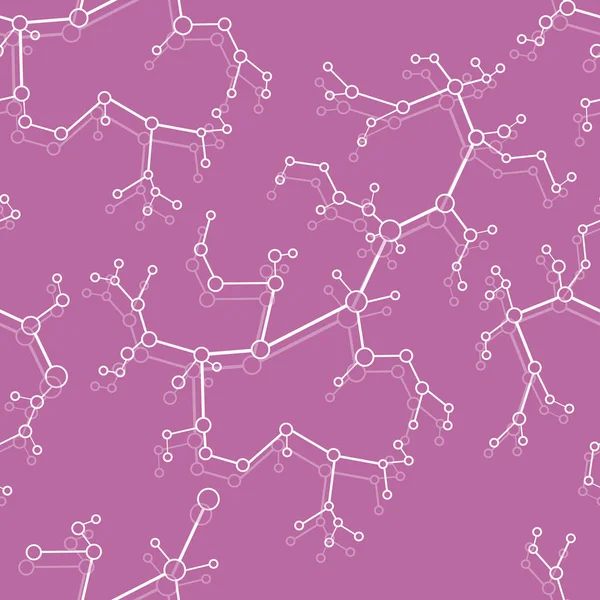 Moleküller ve iletişim yapıları ile Seamless modeli. Bilimsel kavram. Tıp, kimya, Fen arka plan.