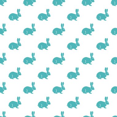 Sorunsuz tavşan deseni. Paskalya tatili.