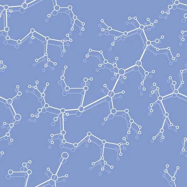 Moleküller ve iletişim yapıları ile Seamless modeli. Bilimsel kavram. Tıp, kimya, Fen arka plan.