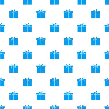 Hediye kutuları ile Seamless modeli sargılı şerit ve yay ile.