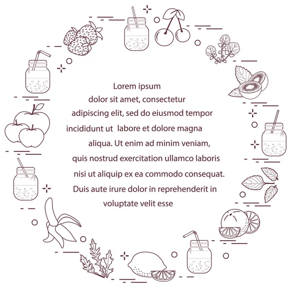 Smoothies ve güler yüzlü yapmak için malzemeler ile jar. Sağlıklı beslenme alışkanlıkları. Kolay pişirme işlemi.