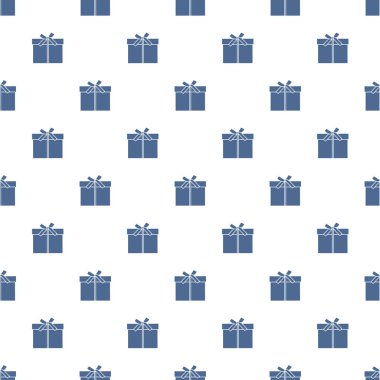 Hediye kutuları ile Seamless modeli sargılı şerit ve yay ile.