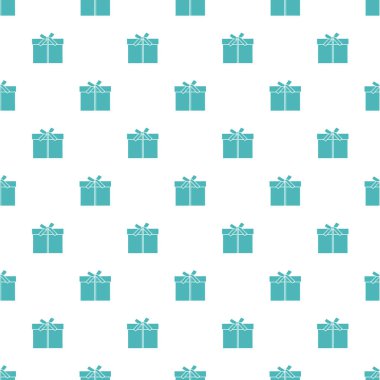 Hediye kutuları ile Seamless modeli sargılı şerit ve yay ile.