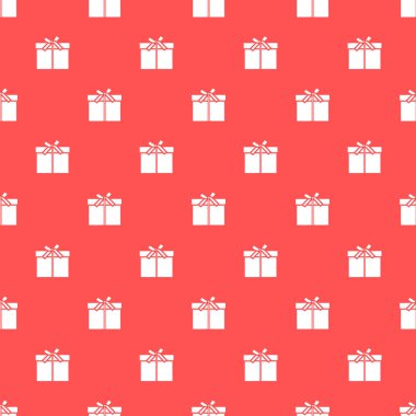 Hediye kutuları ile Seamless modeli sargılı şerit ve yay ile.