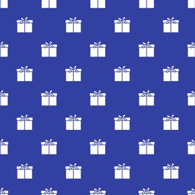 Hediye kutuları ile Seamless modeli sargılı şerit ve yay ile.