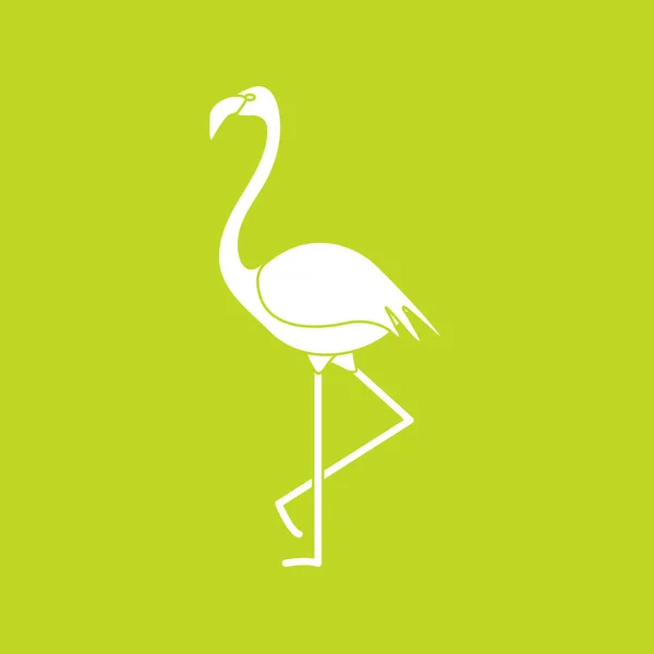 鳥のフラミンゴをベクトル図です ポスターまたは印刷用デザイン — ストックベクタ