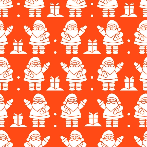 Frohes Neues Jahr 2019 Und Weihnachten Nahtlose Muster Vektor Illustration — Stockvektor