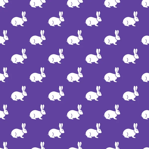 Sorunsuz tavşan deseni. Paskalya tatili. Komik tavşan