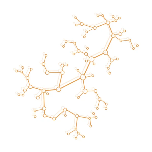 Estrutura Molécula Comunicação Conceito Científico Medicina Química Ciência —  Vetores de Stock