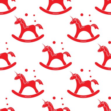 Sihirli unicorn ve kabarcıklar sallanan ile desen. Tasarım çocuk grafik, t-shirt, kapak, hediye kartı için.