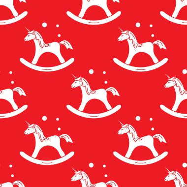 Sihirli unicorn ve kabarcıklar sallanan ile desen. Tasarım çocuk grafik, t-shirt, kapak, hediye kartı için.