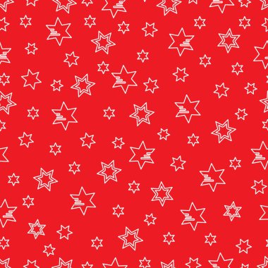 Yıldız ile Seamless modeli. Noel ve yeni yıl 2019 arka plan. Ambalaj Kağıt, kumaş ve diğer yazdırma için tasarım.