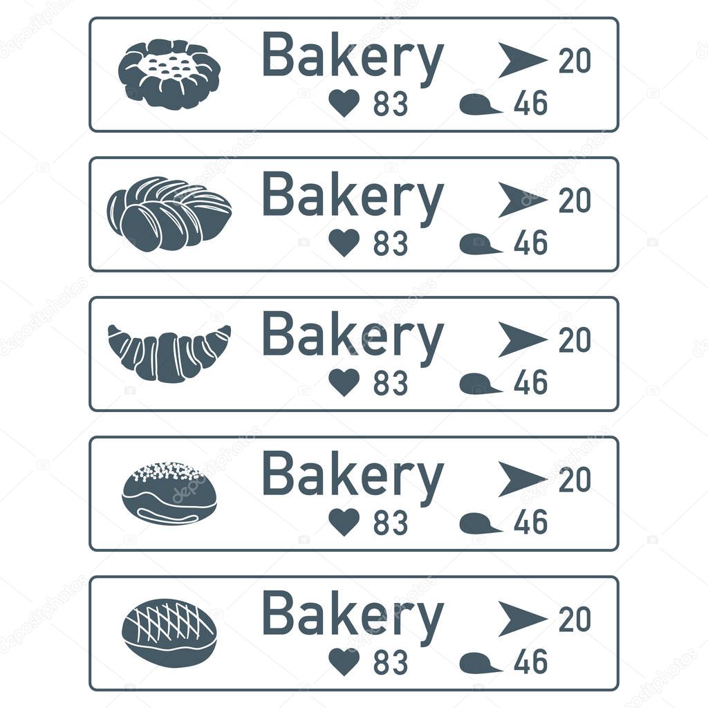 Application of augmented reality: AR for navigation in city or shopping center. Choosing a bakery by location, comments and likes.