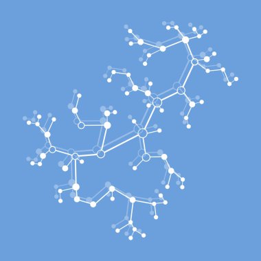 Yapısı molekül ve iletişim. Bilimsel kavram. Tıp, kimya, bilim.