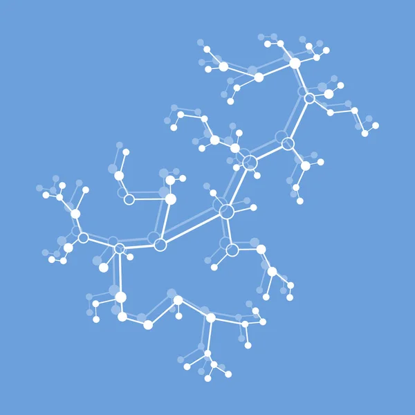 Структура Молекули Комунікації Наукова Концепція Медицина Хімія Наука — стоковий вектор