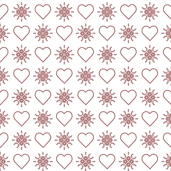 Mignon Motif Sans Couture Avec Des Cœurs Joyeuse Saint Valentin — Image vectorielle