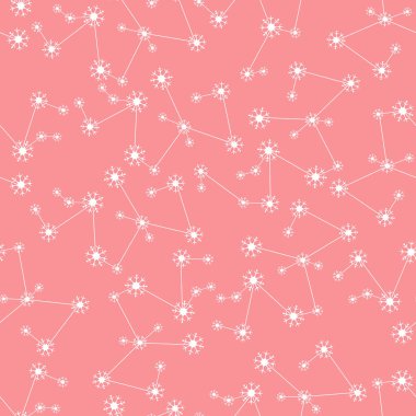 Kış kar taneleri ile seamless modeli. Başlık sayfası, poster veya baskı için tasarım