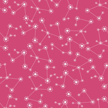 Kış kar taneleri ile seamless modeli. Başlık sayfası, poster veya baskı için tasarım