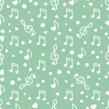 Notlar, kalpleri ile Seamless modeli. Doğum günü, Sevgililer günü, anneler günü, babalar günü, vektör romantik arka plan düğün. Tebrik kartı, tasarım, kumaş, yazdırma için şablon.