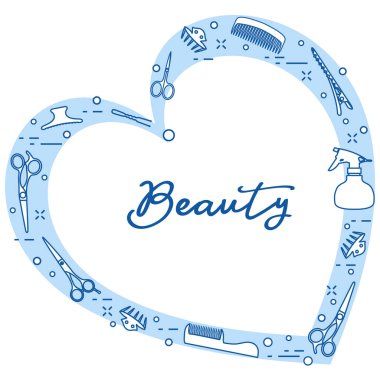 Kuaför araçları. Güzellik Salonu. Manikür.