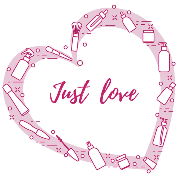 Kozmetik bakım ürünleri. Glamour moda stil. 