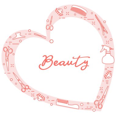 Kuaför araçları. Güzellik Salonu. Manikür.