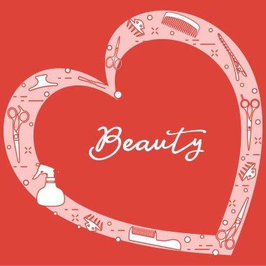 Kuaför araçları. Güzellik Salonu. Manikür.