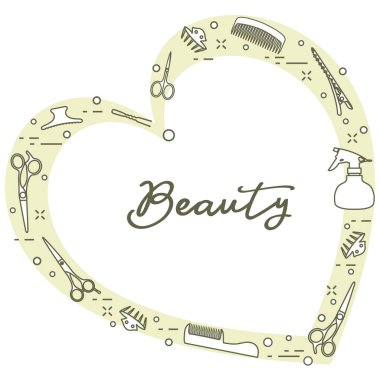 Kuaför araçları. Güzellik Salonu. Manikür.