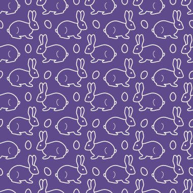 Paskalya tavşanı, yumurta ile Seamless Modeli.